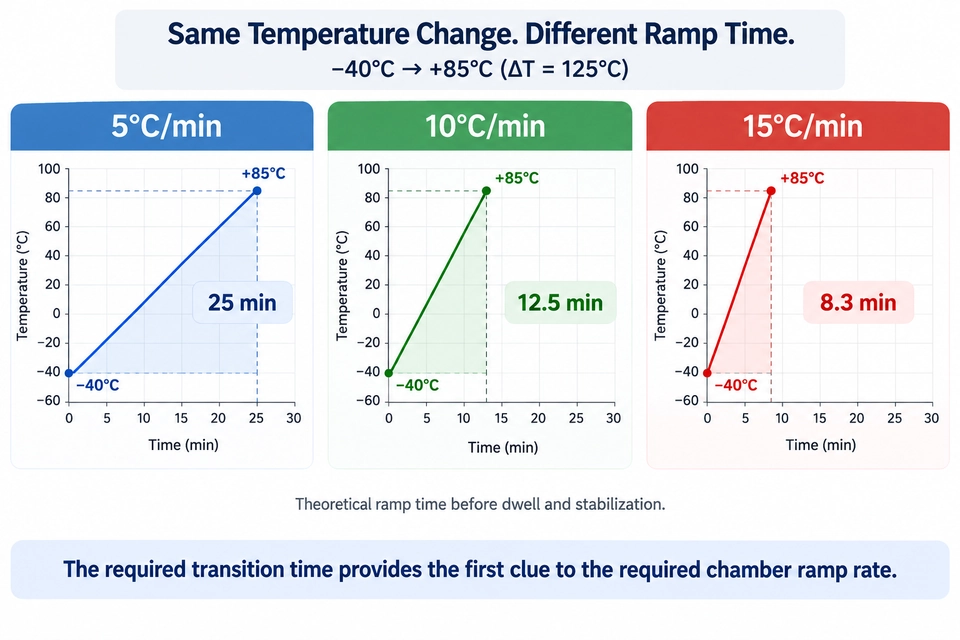 5°C min vs 10°C min vs 15°C min temperature ramp rate